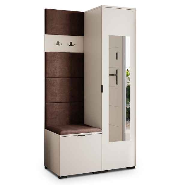 MASSENO MODERNÍ PŘEDSÍŇOVÁ SESTAVA VIRA, 95/181/51 cm, kašmírová