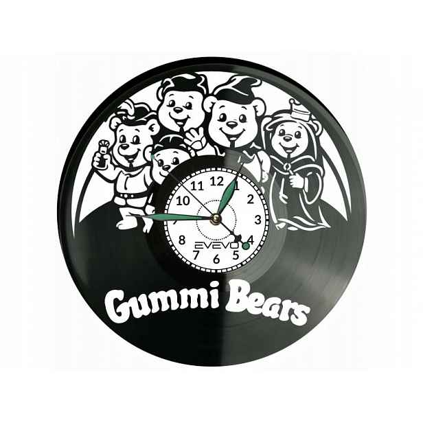 Gummi Bears Bajka Nápad na Dárek Nástěnná Dekorace z vinylové desky