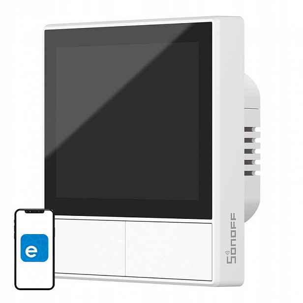 Sonoff Dotykový nástěnný termostat, ovladač pro akční scény, Wi-Fi