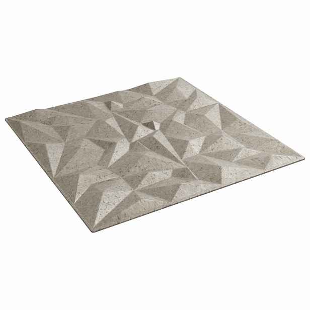 vidaXL Nástěnné panely 24 ks 50 x 50 cm Ametystový beton XPS pěna