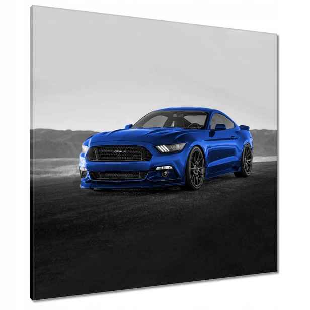 Obrazy 80x80 Modrý Ford Mustang