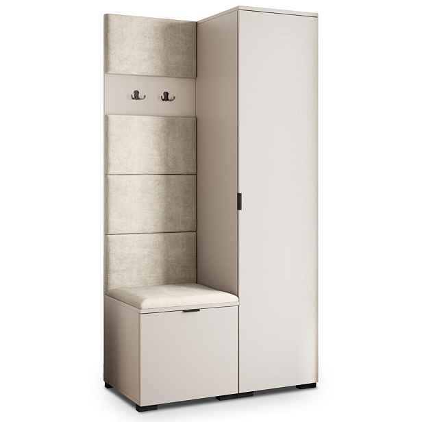 MASSENO MODERNÍ PŘEDSÍŇOVÁ SKŘÍŇ LORI, 95/181/51 cm, kašmírová