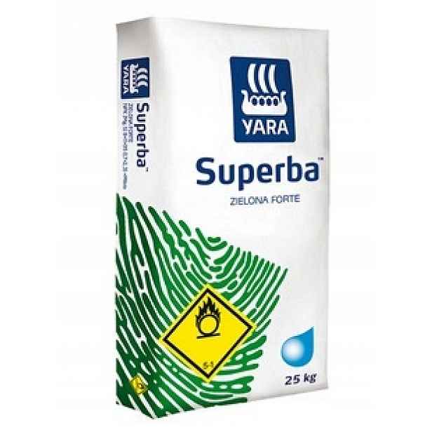 Hnojivo Superba Zelená Forte 8-11-35 Yara 25 Kg Npk