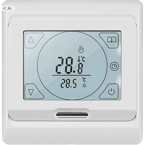 Ketotek Termostat podlahového vytápění Digitální LCD dotykový
