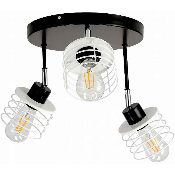 Led Stropní lampa do kuchyně E27 Pružina Bílá