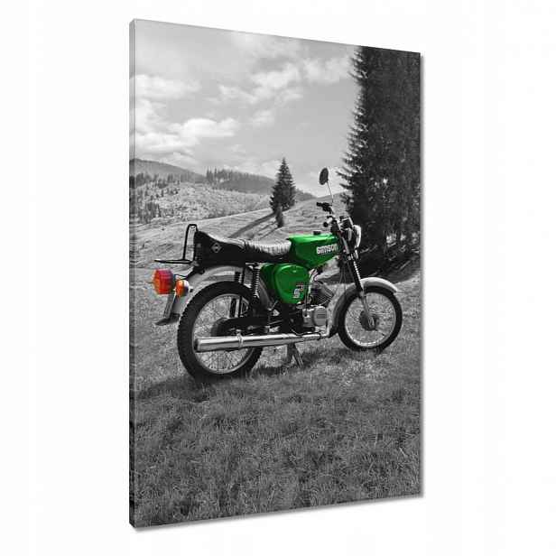 Obrazy 60x90 Zelený Simson S51 E