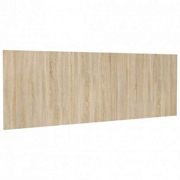 vidaXL Nástěnné čelo postele dub sonoma 240x1,5x80 cm kompozitní dřevo