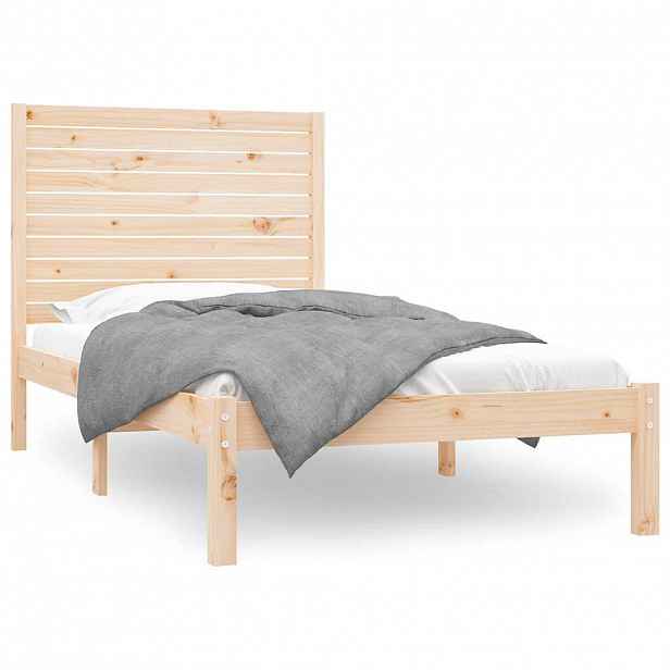 vidaXL Rám postele masivní dřevo 90 x 200 cm