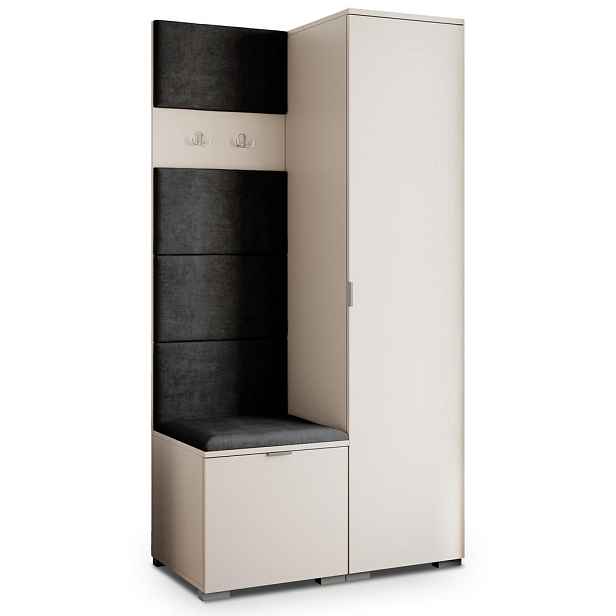 MASSENO MODERNÍ PŘEDSÍŇOVÁ SKŘÍŇ LORI, 95/181/51 cm, kašmírová