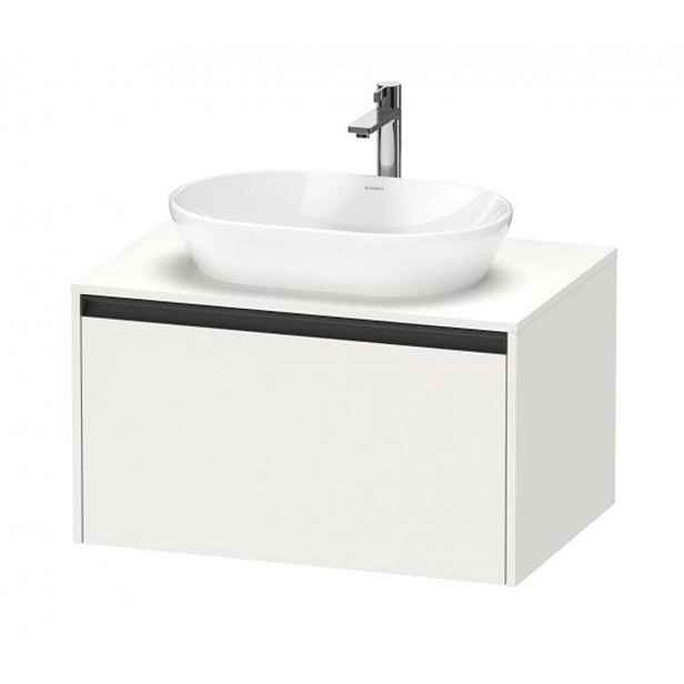 Duravit Ketho.2 - Umyvadlová skříňka s výřezem 46x80x55 cm, 1 zásuvka, matná bílá K24885018180000