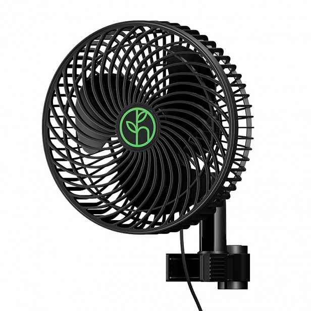 Herbgarden Oscillating Clip Fan 10W 3-speed fi 150mm ventilátor