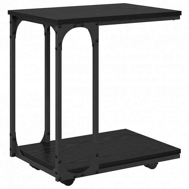 vidaXL Boční stůl Černý dub 50 x 35 x 55.5 cm Kompozitní dřevo