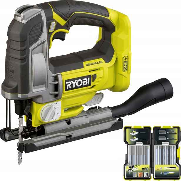 Ryobi Bezkartáčová přímočará pila One+ R18JS7-0 18V sada pilových listů 20 Ks