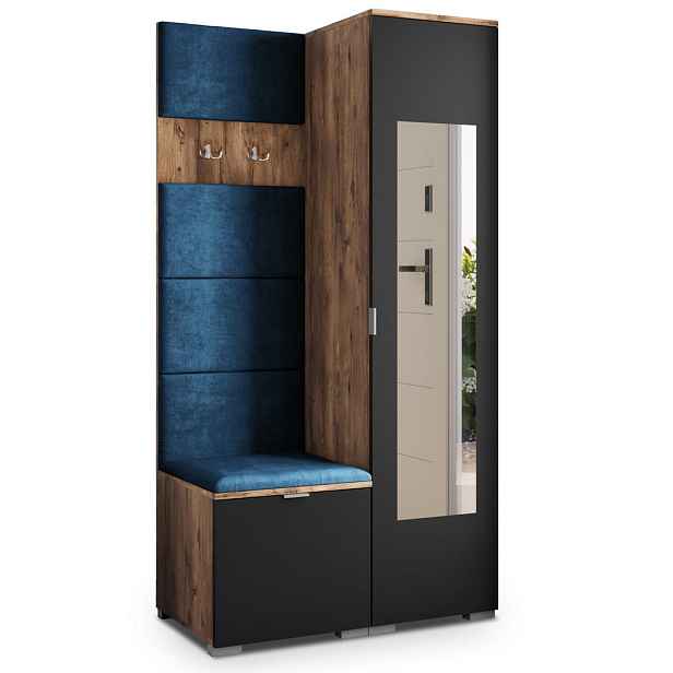MASSENO MODERNÍ PŘEDSÍŇOVÁ SESTAVA VIRA, 95/181/51 cm, dub Lefkas