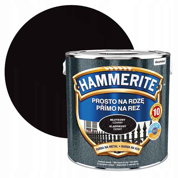 Hammerite Na Rez 2,5 L Černý Kladívkový