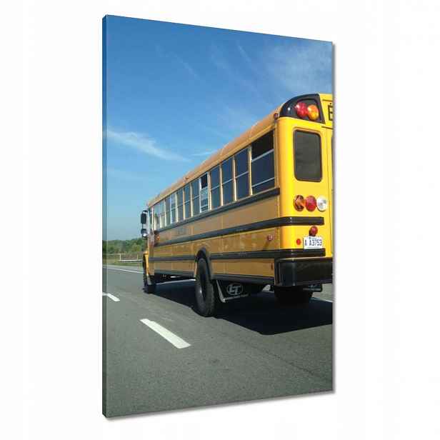Obrazy 60x90 Žlutý školní autobus