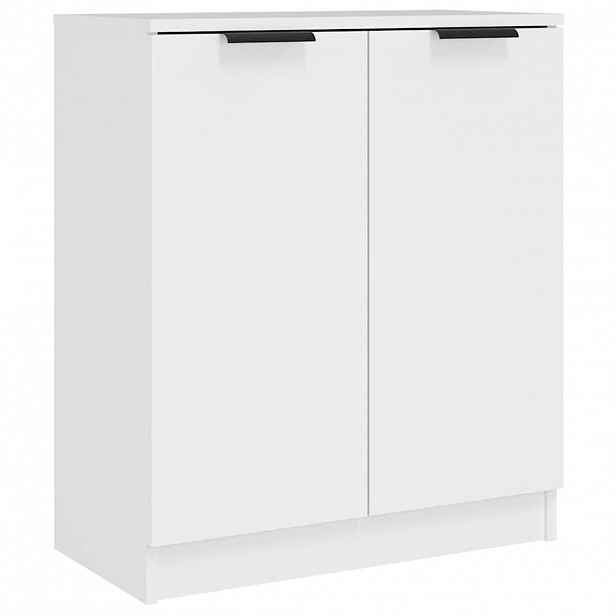 vidaXL Příborník bílý 60 x 30 x 70 cm kompozitní dřevo