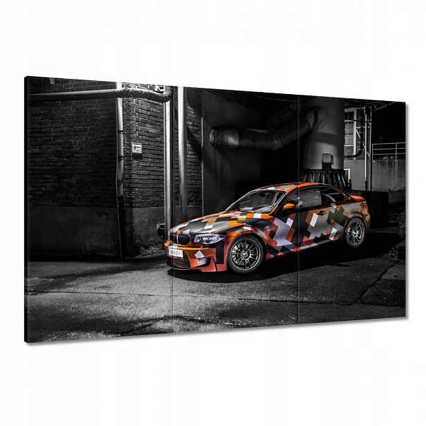 Obrazy 120x80 Oranžové Bmw