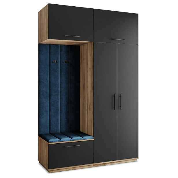 MASSENO MODERNÍ PŘEDSÍŇOVÁ SESTAVA REMA, 150/240/60 cm, dub Wotan