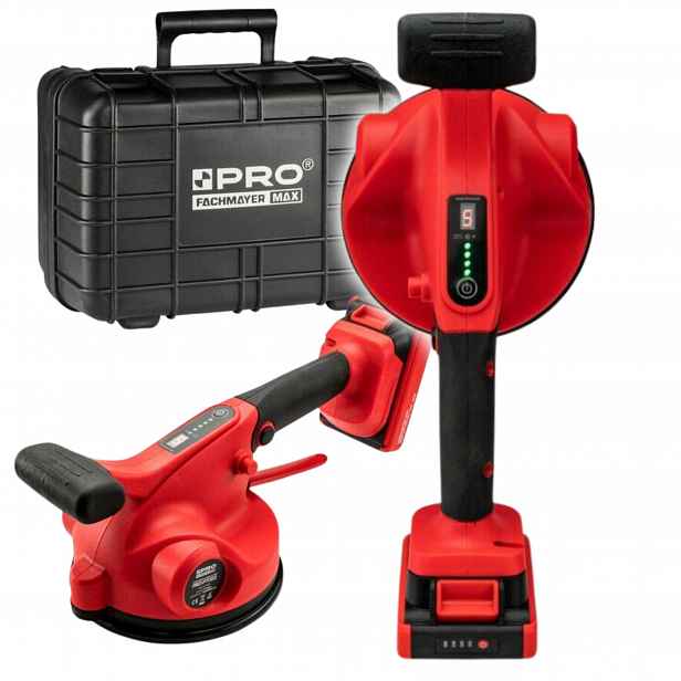 Bateriová Vibrační Přísavka Na Dlaždice Maxi 70 kg Pro Set PT002
