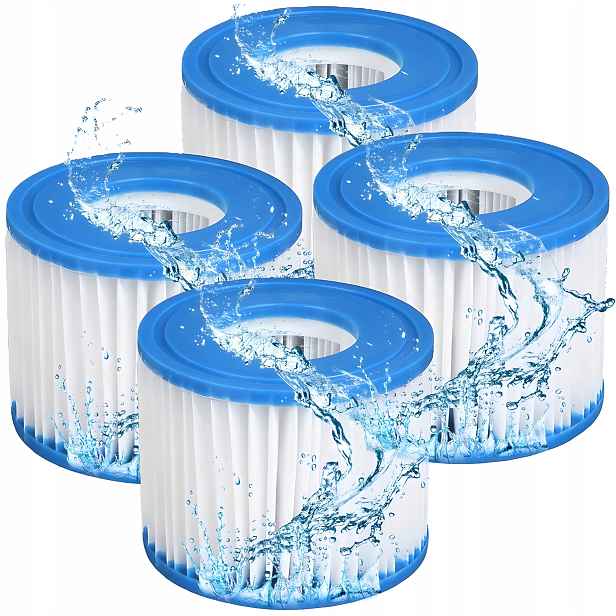 4x Filtr do bazénu Filtr do bazénové pumpy Filtry do bazénu Bestway Typ II