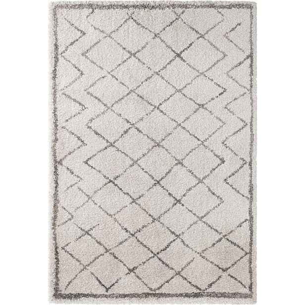 Koberec shaggy Mint Rugs krémově šedý 120 x 170 cm