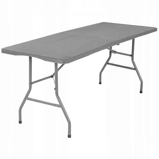 Skládací Cateringový Stůl Zahradní Banketový Kufr 180x70cm Rozkládací
