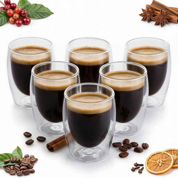 Sklenice Termine Espresso 80 ml Dvojitá Stěna