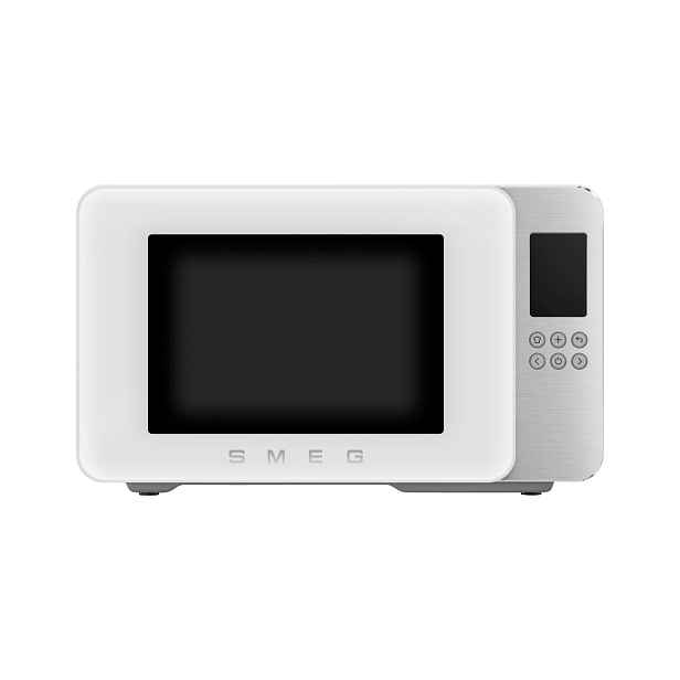 Smeg SMEG mikrovlnná trouba MOC01 s grilem, 29l, bílá MOC01WHMEU