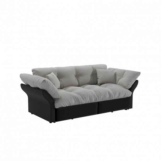 Urban Meuble ROZKLÁDACÍ POHOVKA z veluru v prošívaném designu, funkce 3 v 1 a postel Queen-Size