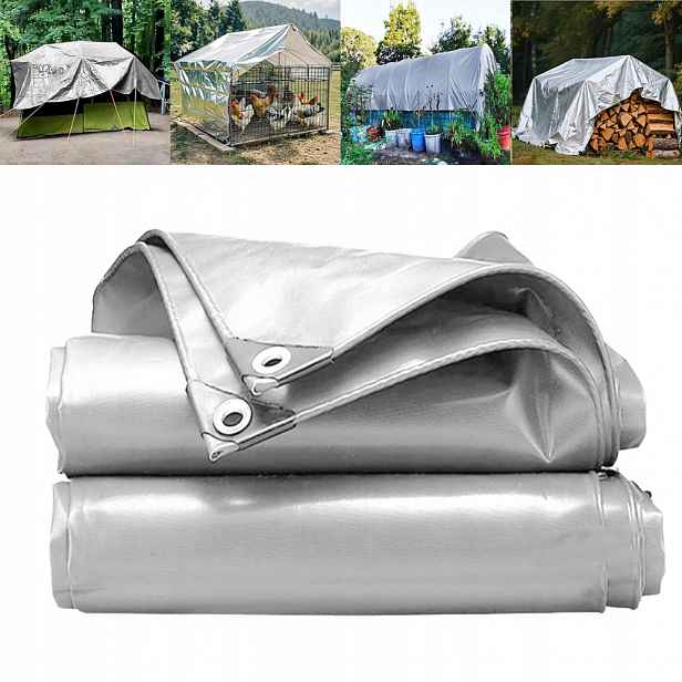 Voděodolná plachta 650 g/m² z Pvc s oky, odolná vůči záření U