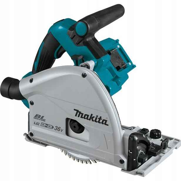 Makita DSP601ZU aku ponorná pila 165mm, 2*18V, Aws, technologie Adt, bez ba
