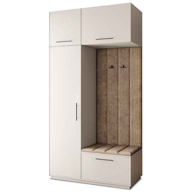 MASSENO MODERNÍ PŘEDSÍŇOVÁ SESTAVA REMA, 120/240/60 cm, kašmírová