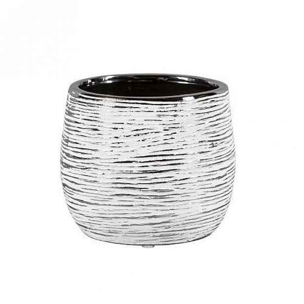 Obal ASPEN keramika bílo-stříbrná 11,5cm