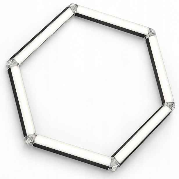 Výkonná Led lampa černá 92x79 Cm studio auto detailing 42W 4000K HEX1