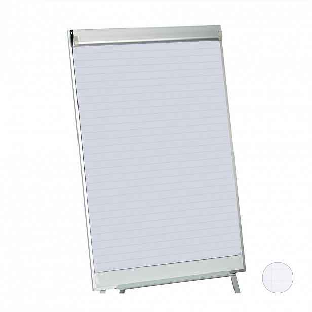 Relaxdays FLIPCHARTOVÝPAPÍR bílý linkovaný 50-listový 81x57,5 cm