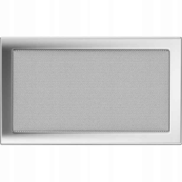 Ventilační mřížka do krbu 22x37 niklovaná