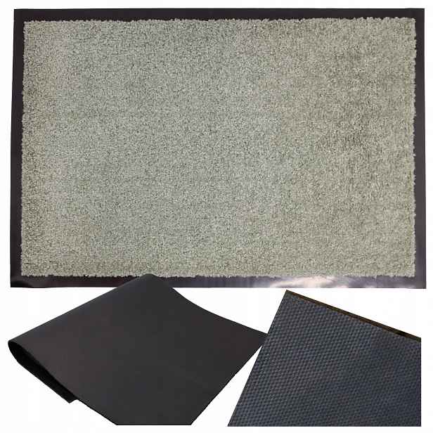 Rohožka pod dveře pro boty Velká 90 x 150 cm Gumový Okraj Protiskluzová