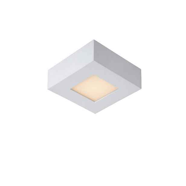 Stropní Svítidlo stropní spot Led bílý čtvercový 10 cm IP44 3000K Lucide