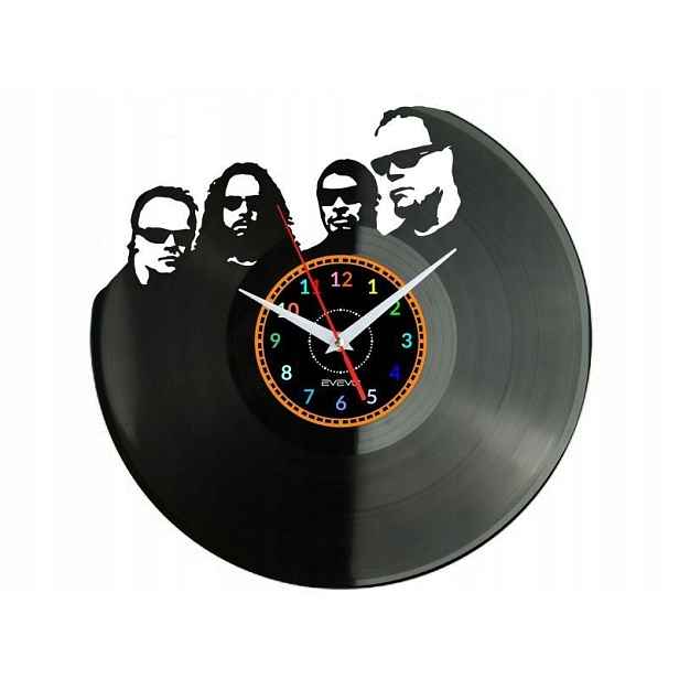 Metal Rock Band Skupina Nápad na Dárek Nástěnná Dekorace z vinylové desky