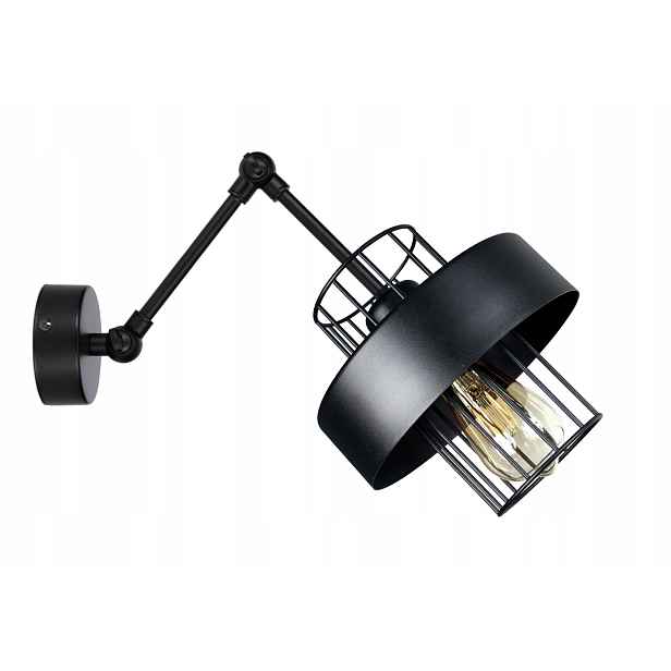 Nástěnná lampa Loft Prestige, černá, nástěnné Led svítidlo