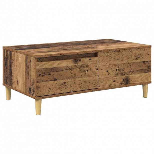 vidaXL Konferenční stolek Staré dřevo 90 x 50 x 35 cm Kompozitní dřevo