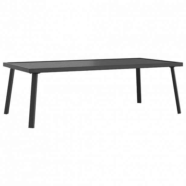 vidaXL Zahradní konferenční stolek antracitový 110 x 55 x 35 cm ocel