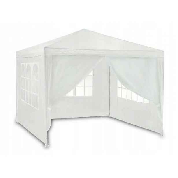 Zahradní pavilon bílý 3x3 m 4936 Plonos