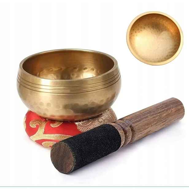 Tibetská Ručně Kovaná Zvuková Mísa Pro Meditaci Jógy A Zvukovou Terapii