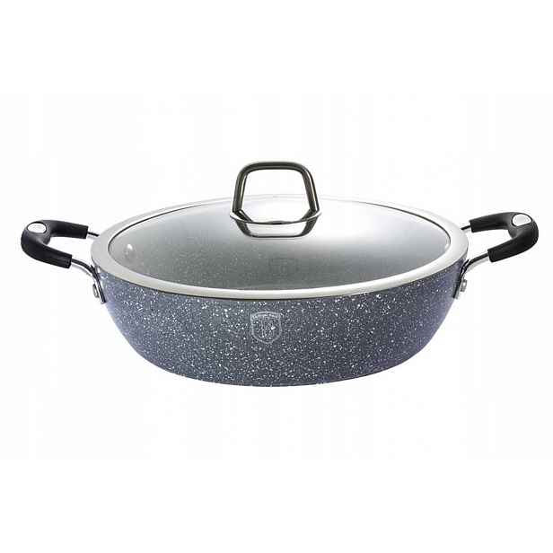 BH-1158N Hrnec granitový nízký 28 cm BerlingerHaus Grey Stone Touch Line