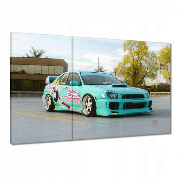 Obrazy 120x80 Tyrkysová Fura Sport Car