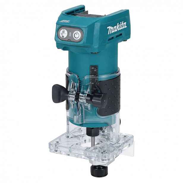Makita - 18V AKU horní frézka, bez baterie a nabíječky DRT52Z