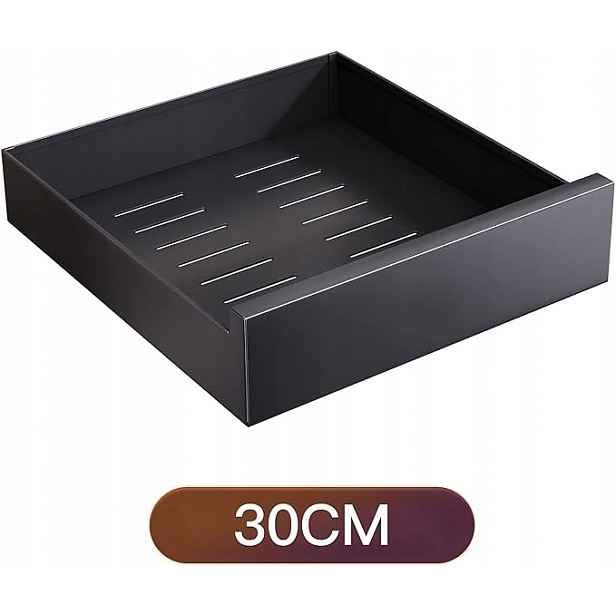 Šuplík Sayzh přední černá 43 x 30 x 9 cm, maximální zatížení 25 kg