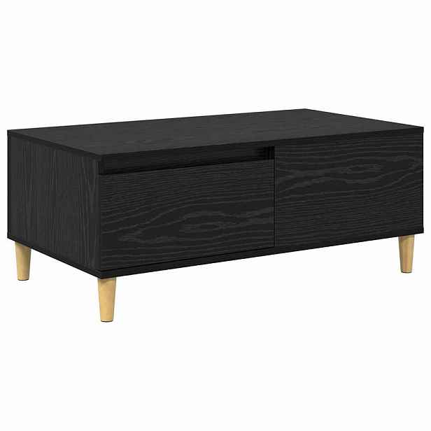 vidaXL Konferenční stolek Černý dub 90 x 50 x 35 cm Kompozitní dřevo